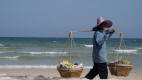 Fruit Vendor on Hua Hin Beach