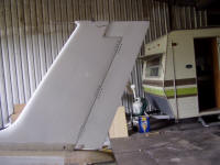 Jabiru Rudder Fitted