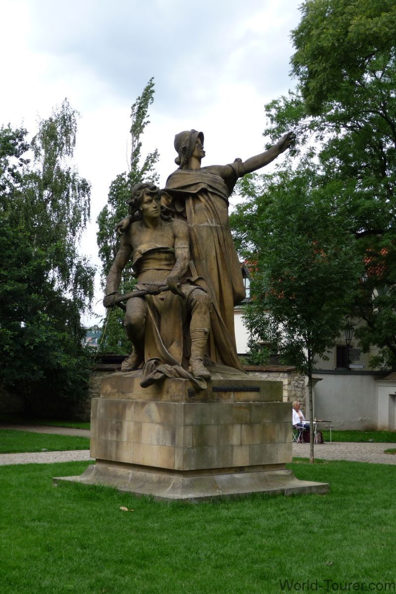 Vysehrad Statue