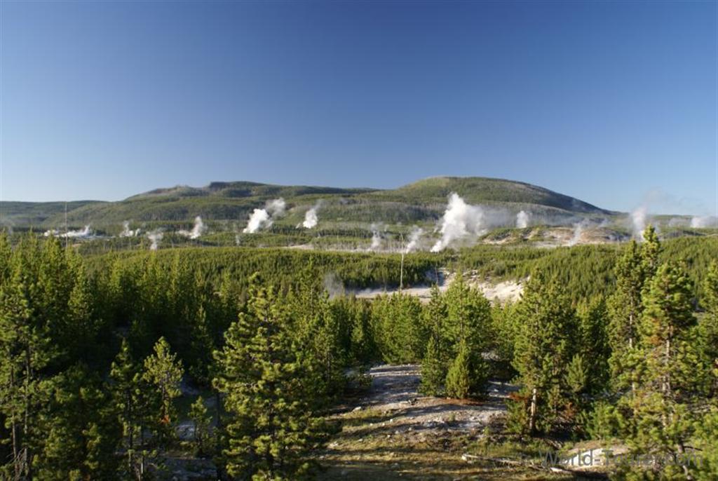 Steaming Yellowstone Park