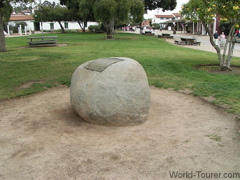 Boulder in Old Town San Diego